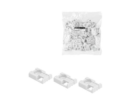 Площадка под хомуты для прямого монтажа (100 шт.) белая TDM