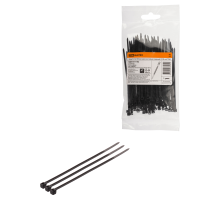 Хомут 2,5х100 мм морозостойкий (черный) (100 шт) TDM