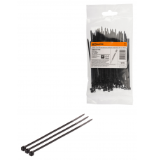 Хомут 2,5х100 мм морозостойкий (черный) (100 шт) TDM