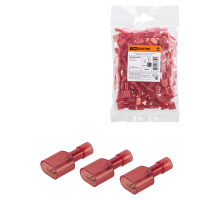 Разъем РпИп 1,5-6 плоский (папа) нейлоновый (100 шт.) TDM