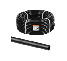 Труба гладкая техническая ПНД d 25(с) черная TDM