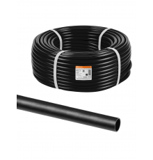 Труба гладкая техническая ПНД d 25(с) черная TDM