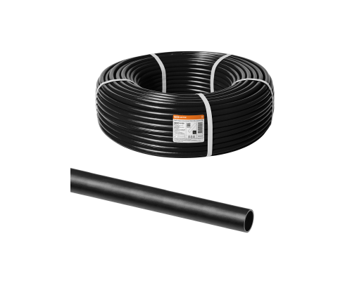 Труба гладкая техническая ПНД d 20(с) черная TDM