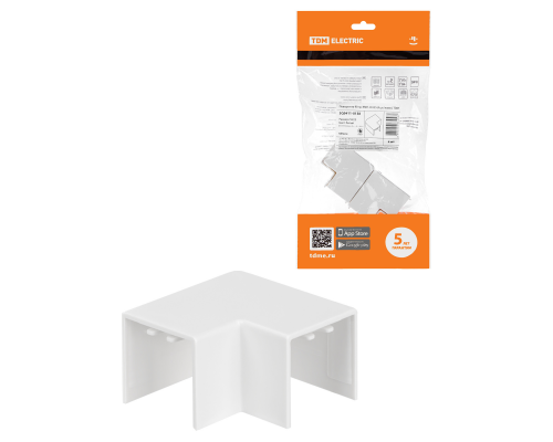 Поворот на 90 гр. КМП 25х25 (4 шт./комп.) TDM