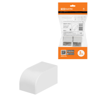 Заглушка кабельной трассы КМЗ 25х25 (4 шт./комп.) TDM