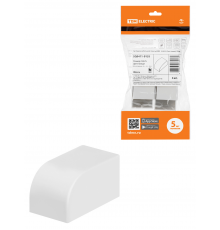 Заглушка кабельной трассы КМЗ 25х25 (4 шт./комп.) TDM