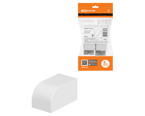 Заглушка кабельной трассы КМЗ 25х25 (4 шт./комп.) TDM