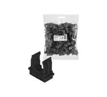 Крепеж-клипса для трубы 20 мм для прямого монтажа (100 шт.) черная TDM