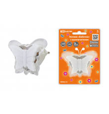 Ночник "Бабочка" с выключателем, 0,3 Вт, 220 В TDM