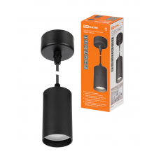 Светильник-спот подвесной 40 Вт, GU10, 230 В, 50 Гц, IP20, "Ирис", черный, TDM