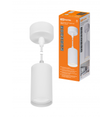 Светильник-спот подвесной 40 Вт, GU10, 230 В, 50 Гц, IP20, "Ирис", белый, TDM