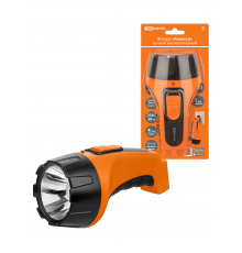 Фонарь «Комета 6» ручной аккумуляторный,  2 Вт 1 светодиод, 0,6 А*ч 230 В вилка, TDM