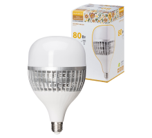 Лампа светодиодная T-80 Вт-230 В-4000 К–E27 (130x223 мм) НАРОДНАЯ