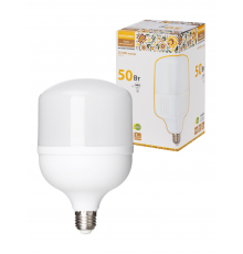 Лампа светодиодная T-50 Вт-230 В-4000 К–E27 (125x206 мм) НАРОДНАЯ