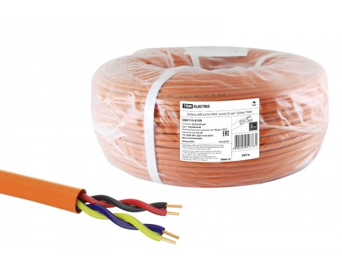 Кабель КПСнг(А)-FRHF 2х2х0,35 мм² (200м) TDM