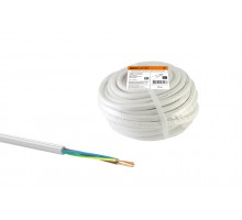 Провод ПВС 4х6 ГОСТ (20м), белый TDM