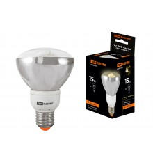 Лампа энергосберегающая КЛЛ- RM80 FR-15 Вт-2700 К–Е27 TDM