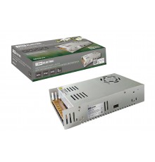 Блокпитания360Вт-12В-IP20 для светодиодных лент и модулей, металл, с вентиляторомTDM
