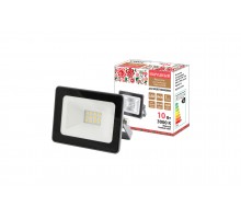 Прожектор светодиодный СДО-04-010Н 10 Вт, 3000 К, IP65, серый, Народный