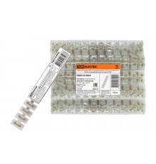 Зажим винтовой ЗВИ-15 полипропилен 1,5-6мм2 12пар 100°С белый (индивидуальная упаковка) TDM