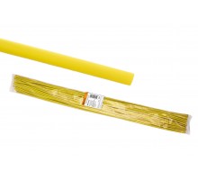 Термоусаживаемая трубка ТУТнг 2/1 желтая по 1м (200 м/упак) TDM