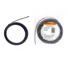Нейлоновая кабельная протяжка НКП диаметр 4мм длина 10м с наконечниками (черная) TDM