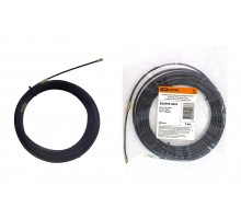 Нейлоновая кабельная протяжка НКП диаметр 4мм длина 20м с наконечниками (черная) TDM