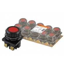 Выключатель кнопочный КЕ 011-У2-исп.1 красный 2з 10A 660B IP40 TDM