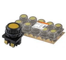 Выключатель кнопочный КЕ 011-У2-исп.4 желтый 1з 10A 660B IP40 TDM
