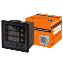 Цифровой вольтметр ЦП-В72х3 0-999кВ-0,5 (однофазный / 3 диспл.), акционный) TDM