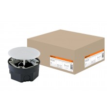 Распаячная коробка СП D103х50мм, крышка, клеммник, IP20, TDM
