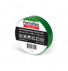 Изолента ПВХ Heavy Duty 19х0.18х20 (зел) (Fortisflex)