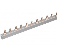 Шина соединительная P-2L/210/10, тип штырь, 2P-12Mod., 10mm², 63A, 230/415V, 210mm
