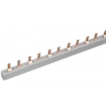 Шина соединительная P-2L/210/10, тип штырь, 2P-12Mod., 10mm², 63A, 230/415V, 210mm