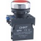 Кнопка управления NP8-01 BN/4 без подсветки красная 1 НЗ IP65 (R) (CHINT)