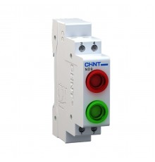 Индикатор ND9-2/gr красный+зелёный, AC/DC230В (LED) (R)) (CHINT)
