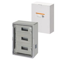 Бокс ЩРН-П-36 модулей, прозр. крышка, ABS, IP65, от -45 до +75 °С, навесной, (350х500х190) TDM