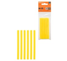 Клеевые стержни универсальные желтые, 7 мм x 100 мм, 6 шт, 