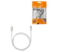 Дата-кабель, ДК 5, USB - USB Type-C, 1 м, белый, TDM