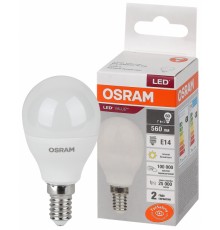 Лампа LED  7 Вт 3000К  LVCLP60 E14  RU OSRAM