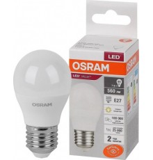Лампа LED  7 Вт 3000К  LVCLP60 E27  RU OSRAM