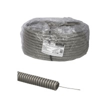 Труба гофр.ПВХ d 20 с зондом (100 м) легкая народная