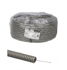 Труба гофр.ПВХ d 20 с зондом (100 м) легкая народная